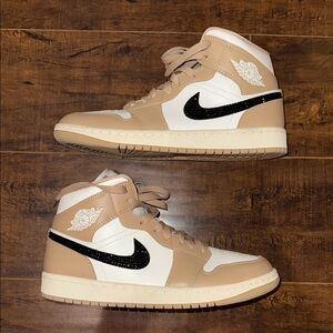 Women's Bling Nike Jordans